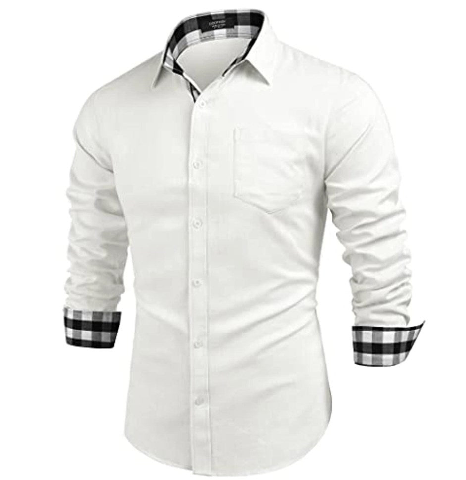 Summer Gentleman Paneled Casual Buttons Pocket Blouse