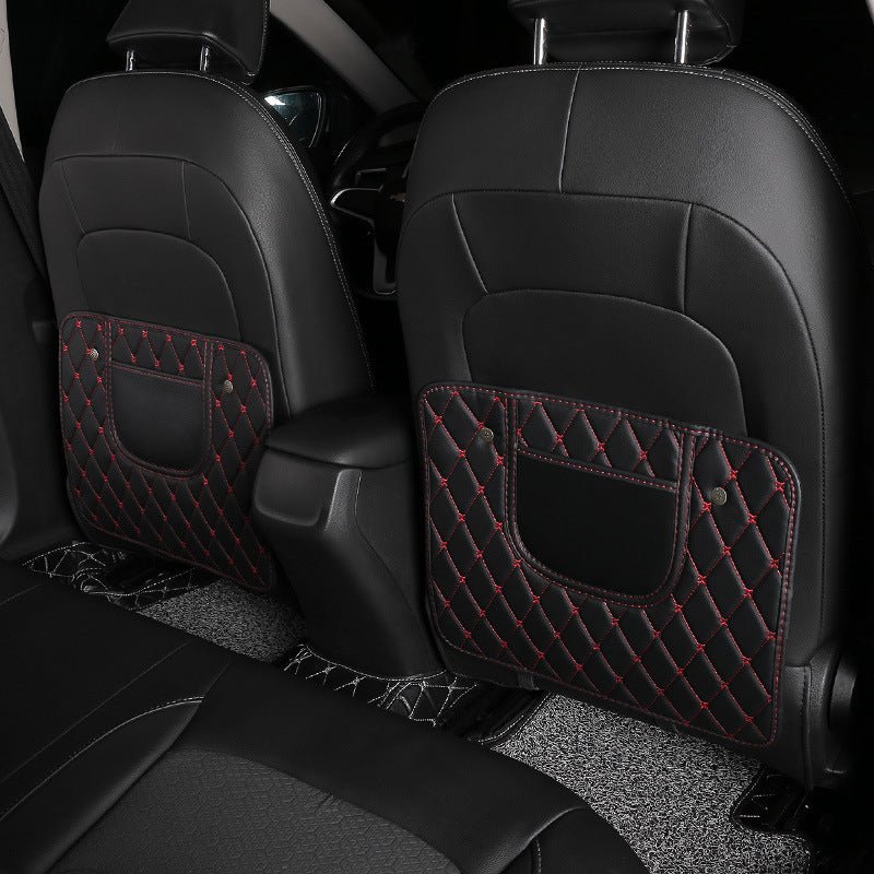 Car Seat Back Storage Pocket Anti-fouling Mat