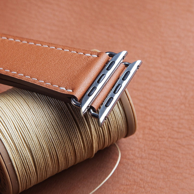 Leather Watch Band Compatible for Apple Watch 38mm 40mm 42mm 44mm 45mm 49mm