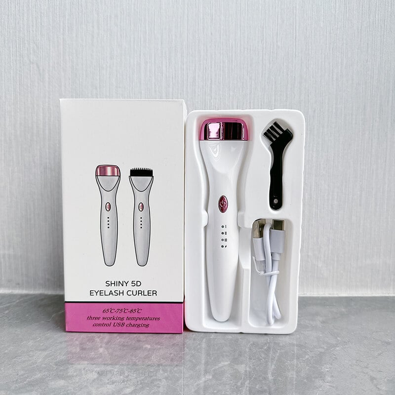 👑2024 New 5D Push Heated Eyelash Curler