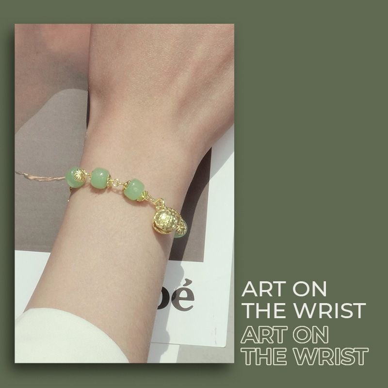 Hetian Jade Bell Bracelet (Good luck in the new year)
