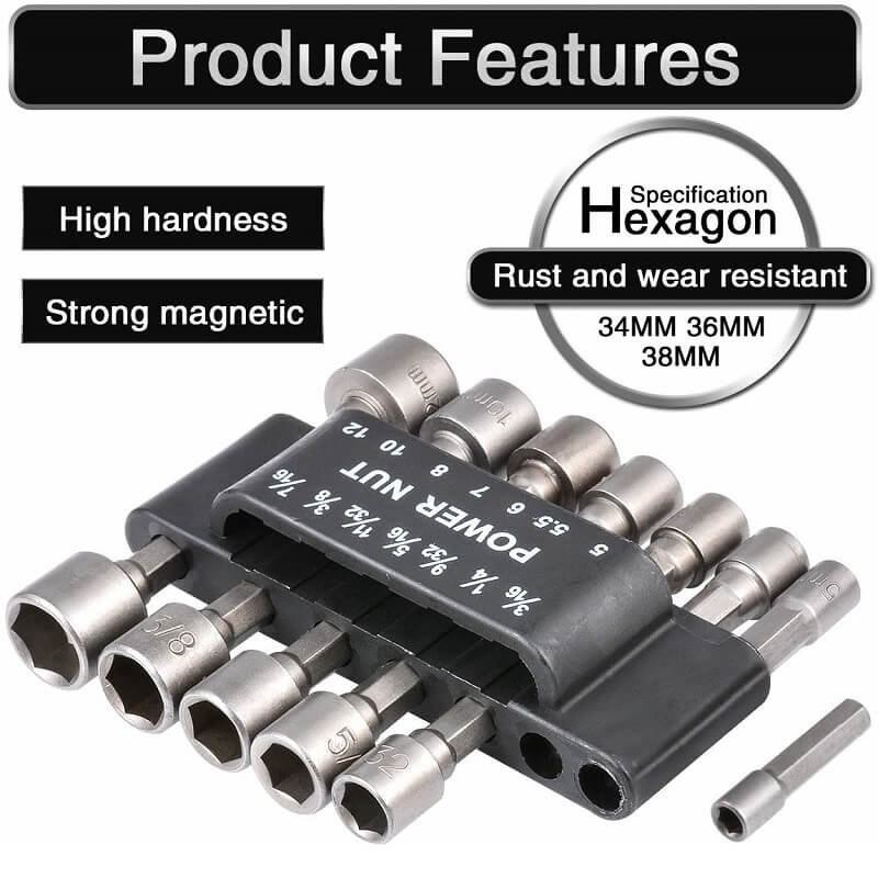 🔥BIG SALE - 34% OFF🔥Power Nut Driver 14Pcs Set