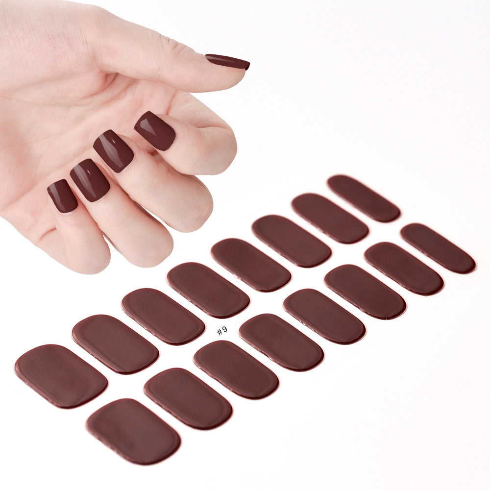 🎅New Year Sale🎄Semi Cured Gel Nail Stickers
