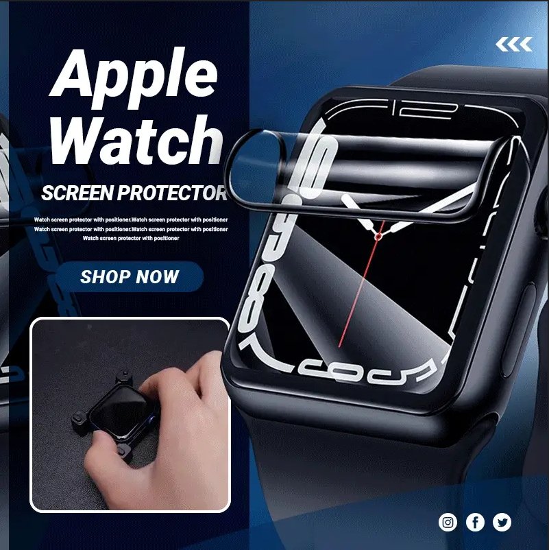 Apple Watch Screen Protector(Send Film Positioner)