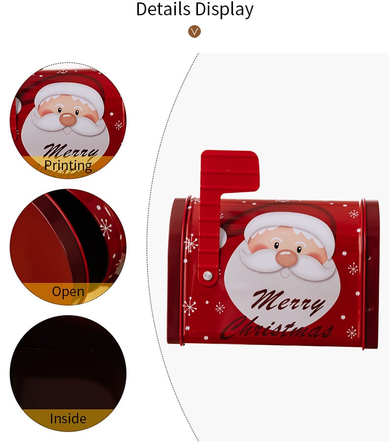 ๐
Decor Christmas Cookie Tins Tinplate Candy Boxes