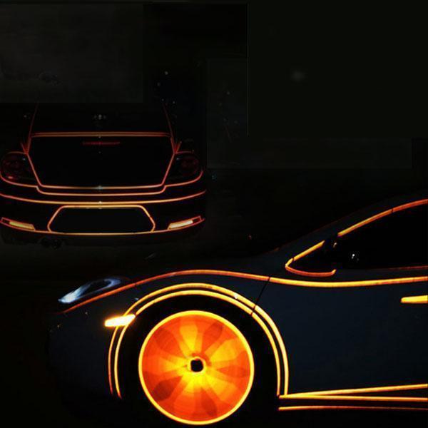 Retrofitting Reflective Strips For Cars