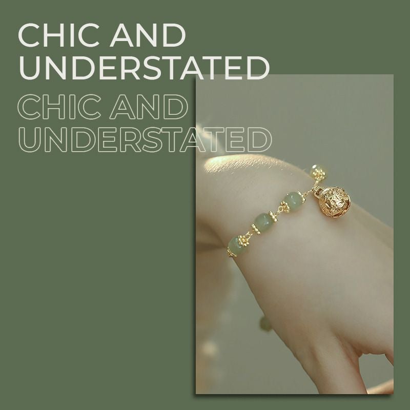 Hetian Jade Bell Bracelet (Good luck in the new year)