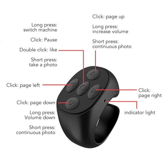 ✨Fingertip Wireless Bluetooth Remote Control