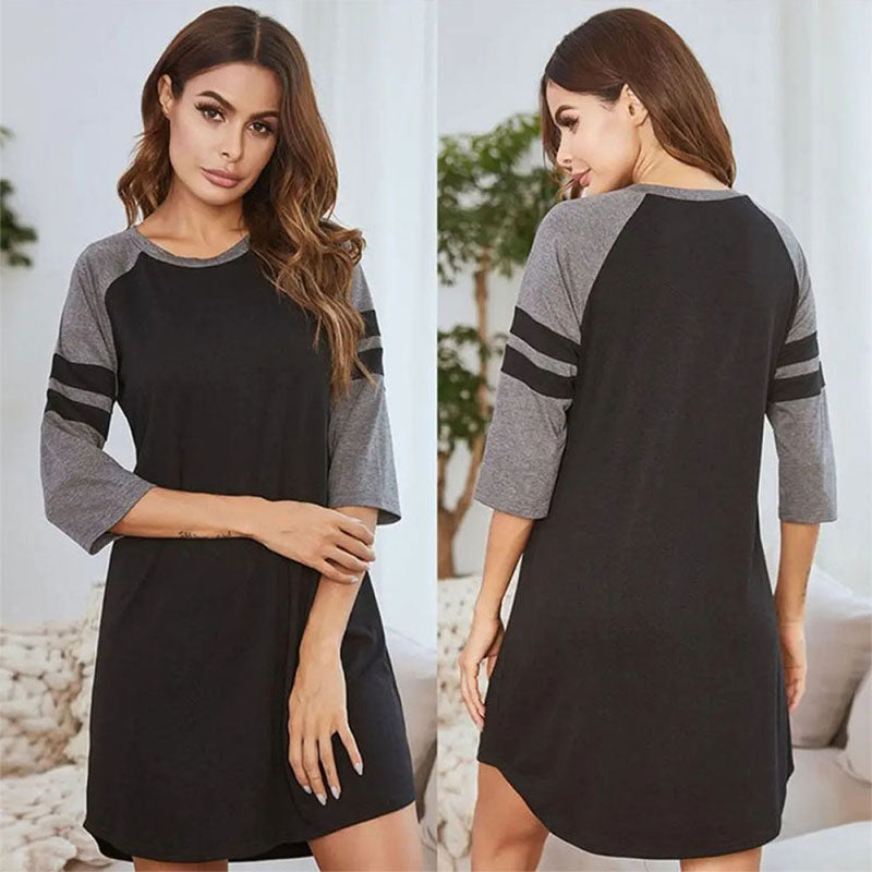 Women's Colorblock Casual Dress
