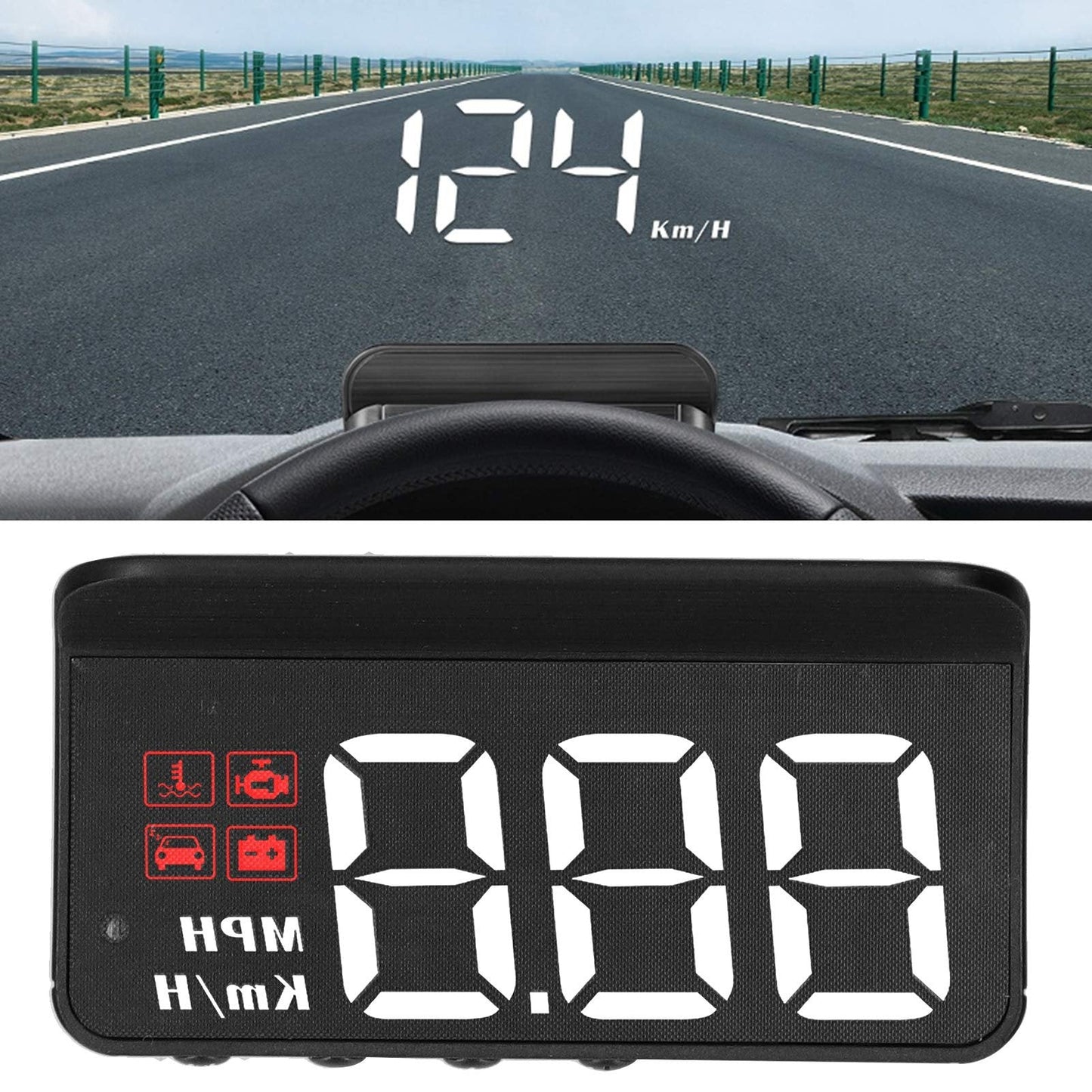 š„BUY 2 GET 10% OFFšCar HUD Speedometer Display Windshield Projectorš