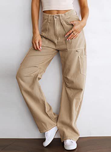Baggy Low Rise Cargo Jeans