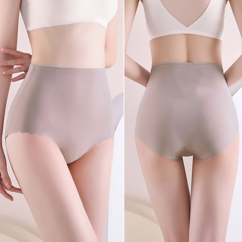Women’s High Waist Seamless Ice Silk Panties