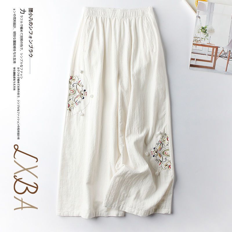 LINEN PALAZZO PANTS