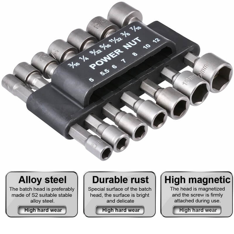 🔥BIG SALE - 34% OFF🔥Power Nut Driver 14Pcs Set