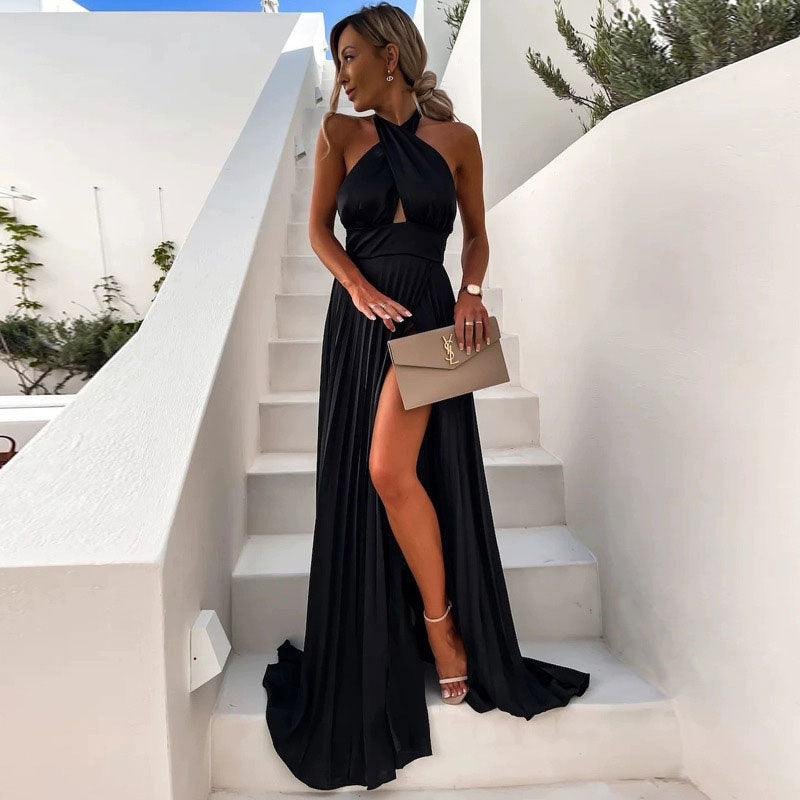 🔥New Arrivals 🔥Floral Print Sleeveless Sexy Long Dress