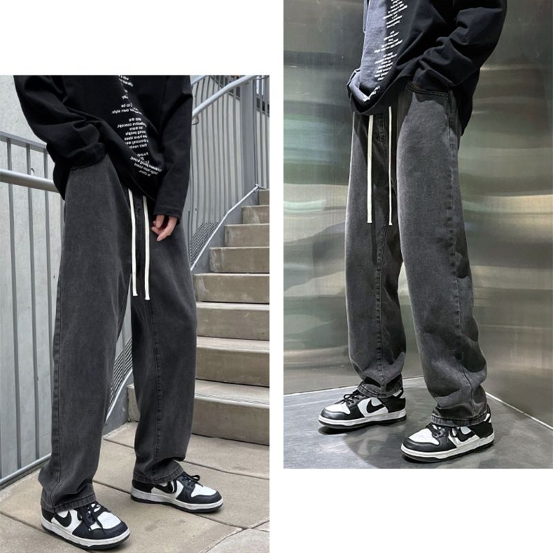 Men’s Fashionable Relaxed Straight Fit Jeans(50% OFF)