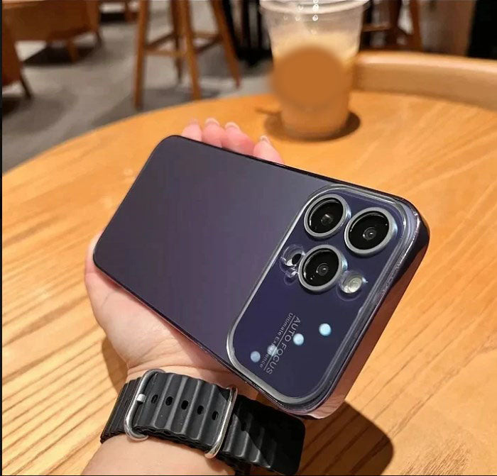 New Version Big Window Lens Protector Case for iPhone