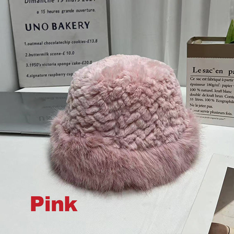 ๐Warm Gift ๐- Women's Warm Fashion Synthetic Rabbit Fur Fisherman Hat