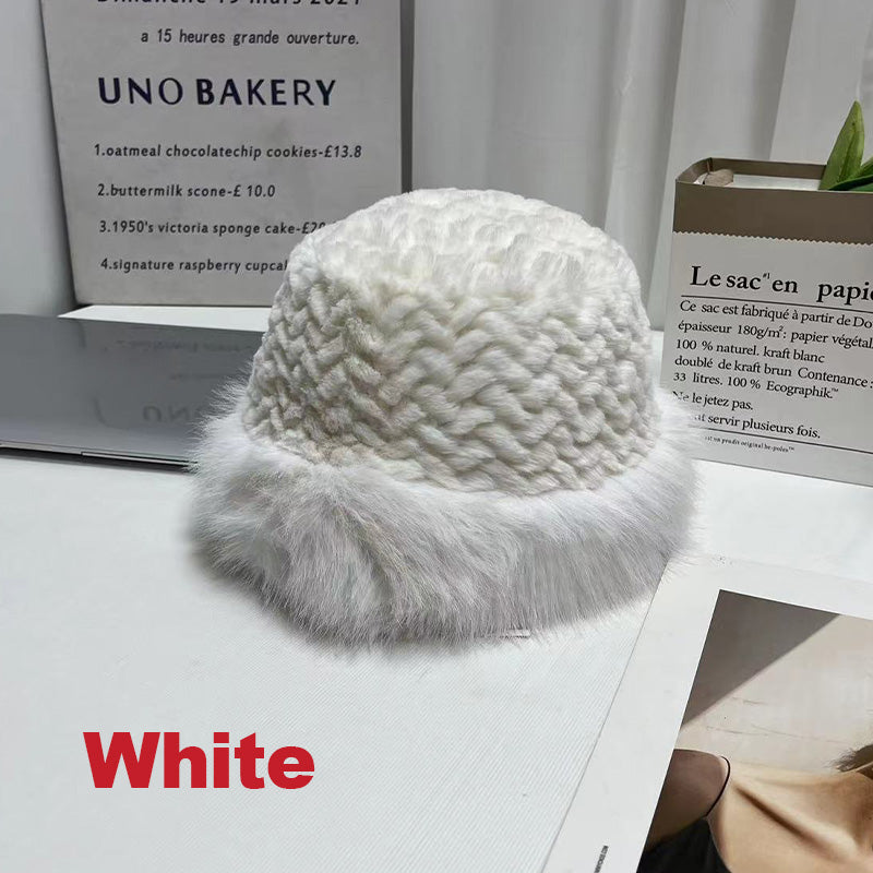 ๐Warm Gift ๐- Women's Warm Fashion Synthetic Rabbit Fur Fisherman Hat