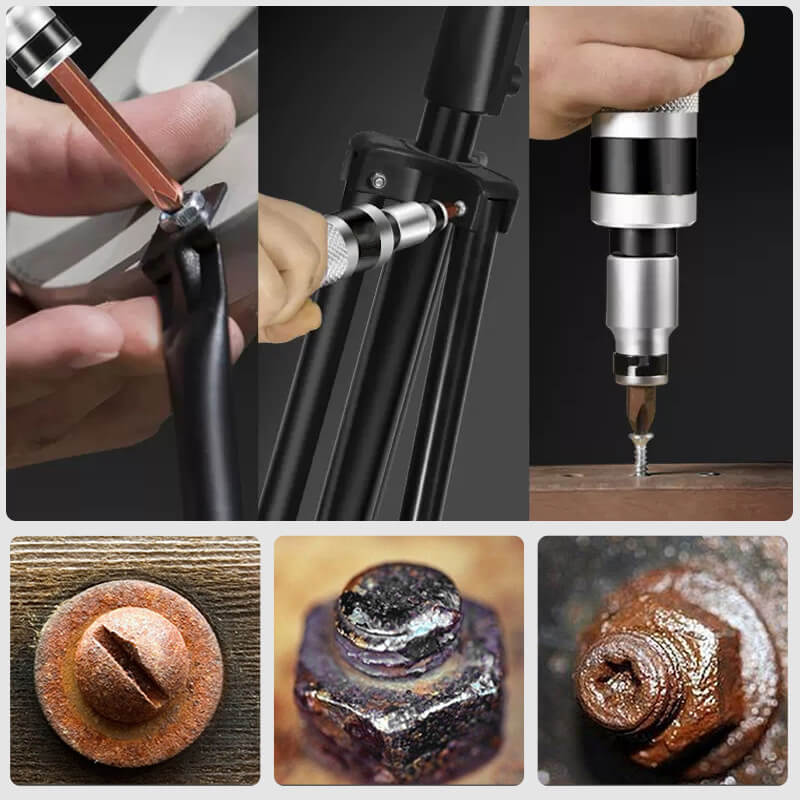 Impact Screwdriver Hammer Head Sets With Box