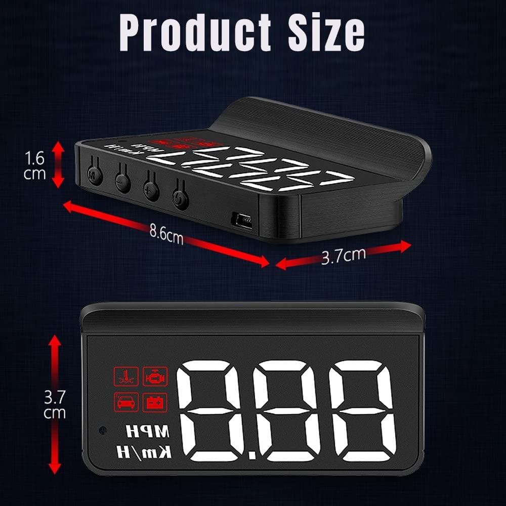 š„BUY 2 GET 10% OFFšCar HUD Speedometer Display Windshield Projectorš