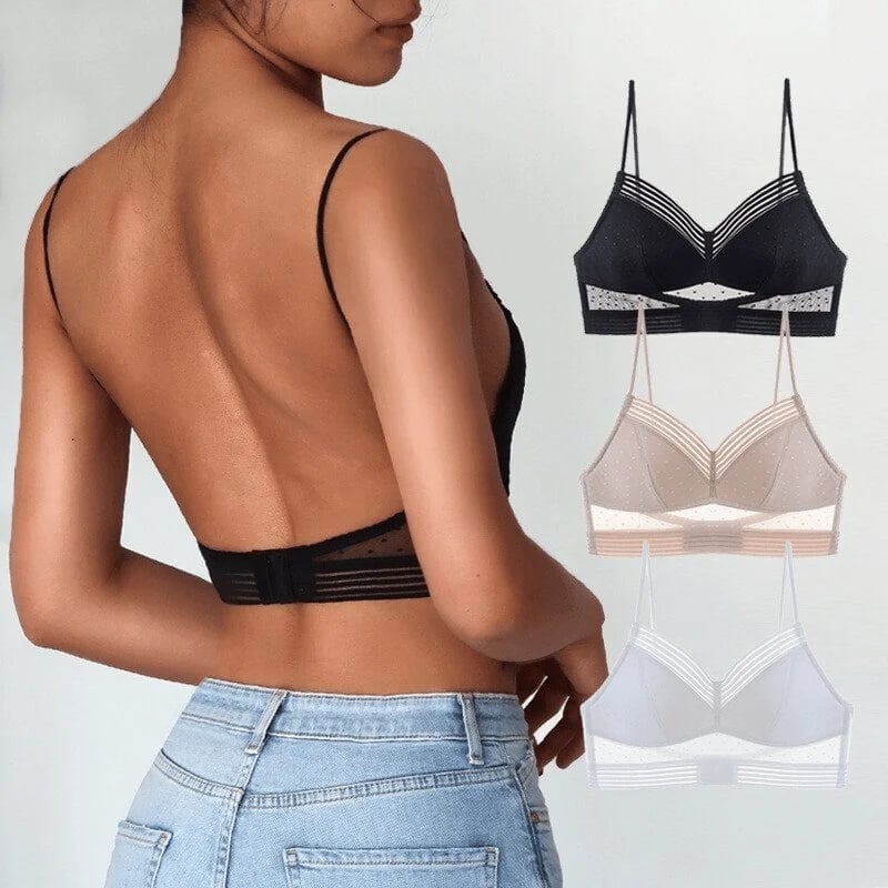 Starry Bra - Low Back Lace Non-wired Bra