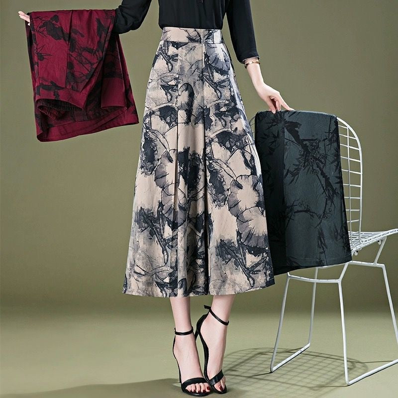 Women’s Elegant Chiffon Wide Leg Culottes