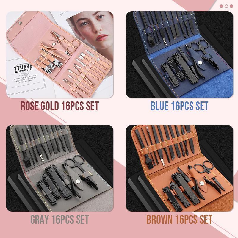 16 PCS Nail Care Set(Ten colors)