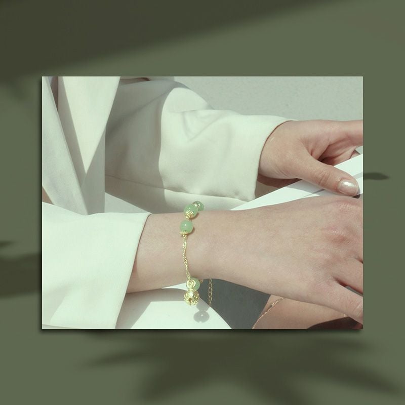 Hetian Jade Bell Bracelet (Good luck in the new year)