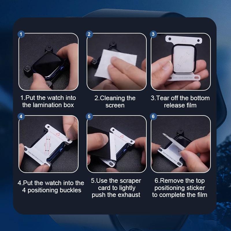 Apple Watch Screen Protector(Send Film Positioner)