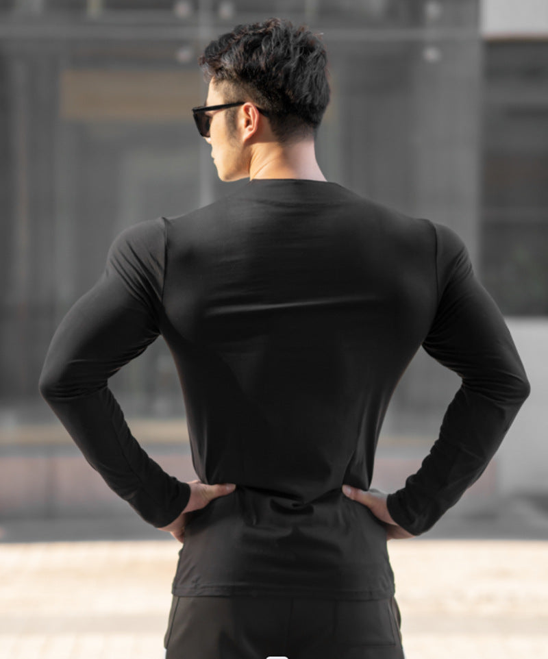 V-Neck Sports Long Sleeves
