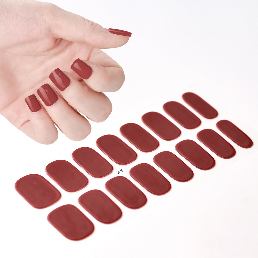 🎅New Year Sale🎄Semi Cured Gel Nail Stickers