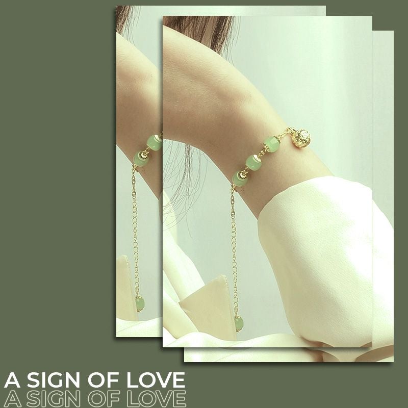 Hetian Jade Bell Bracelet (Good luck in the new year)