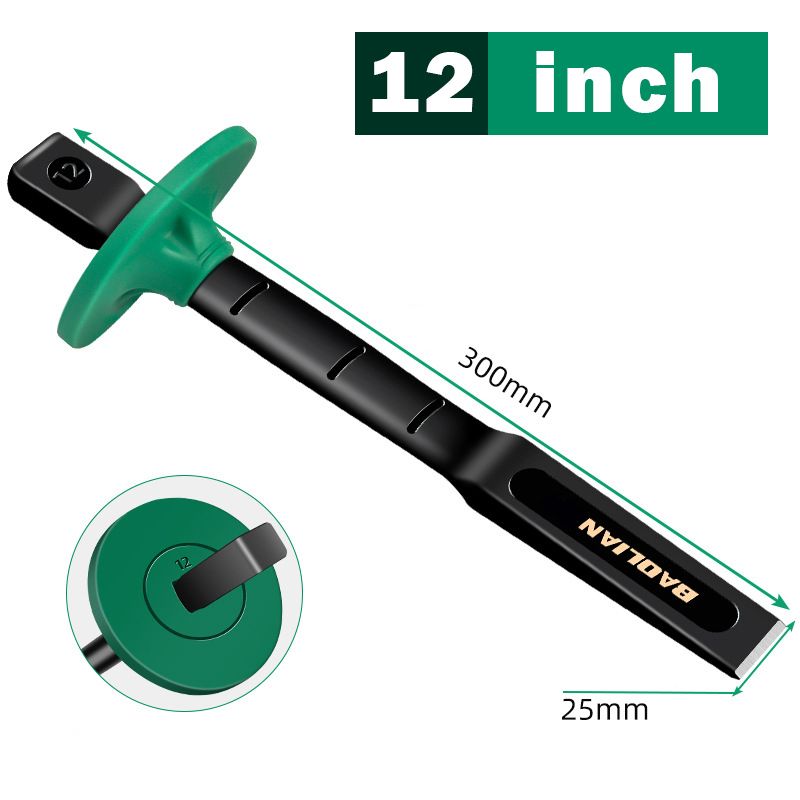 🔥🔨 Heavy Duty Flat Chisel And Hand Guard!🔥