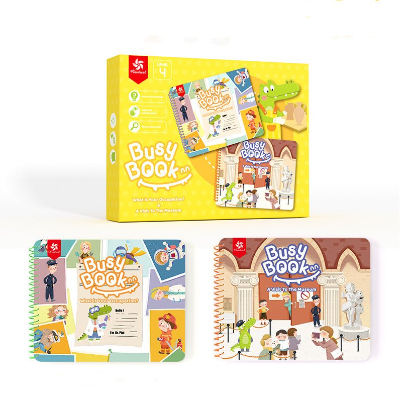 Early Childhood Education Enlightenment Quiet Paste Book