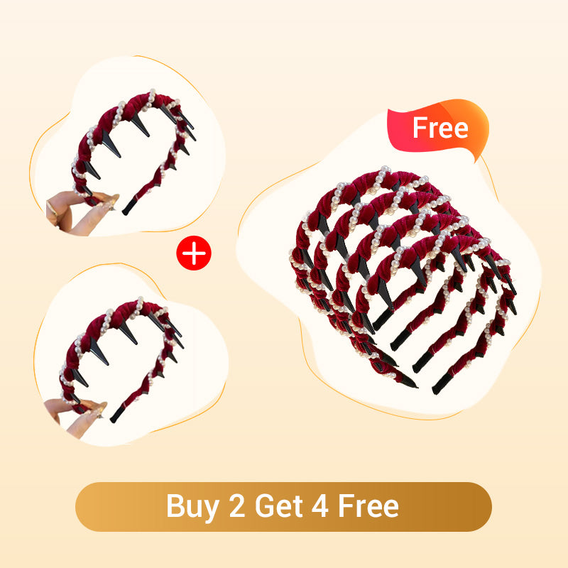 🔥Buy 1 Get 2 Free🔥Vintage High Cranium Artificial Pearl Hairband
