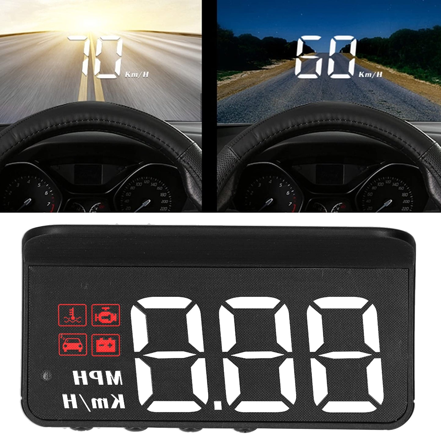 š„BUY 2 GET 10% OFFšCar HUD Speedometer Display Windshield Projectorš