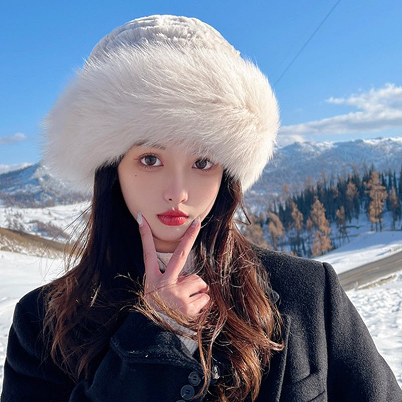 ๐Warm Gift ๐- Women's Warm Fashion Synthetic Rabbit Fur Fisherman Hat