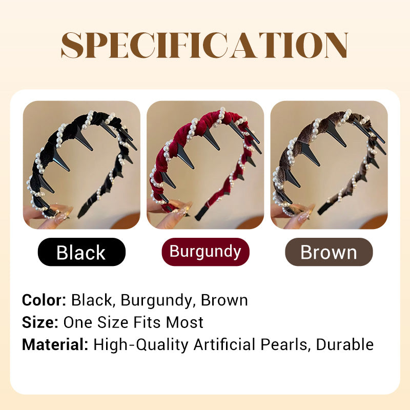 🔥Buy 1 Get 2 Free🔥Vintage High Cranium Artificial Pearl Hairband