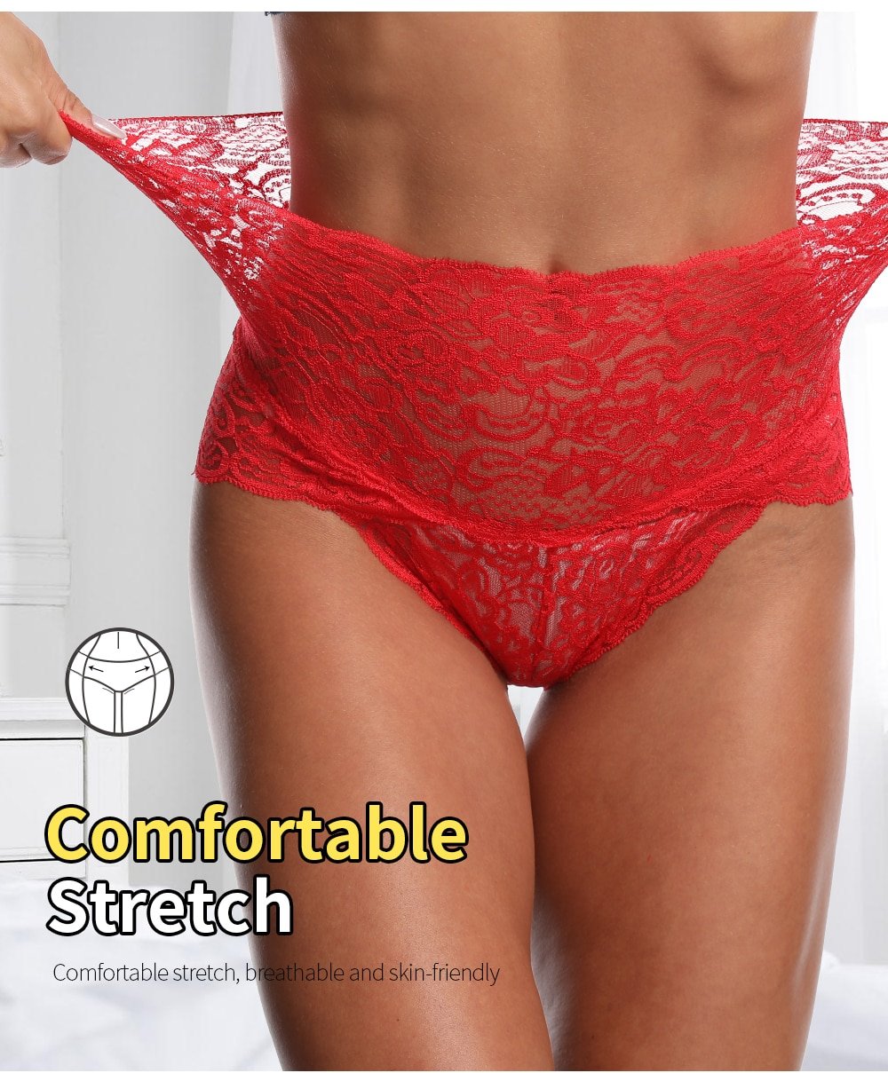 š„HOT SALEš„ High Waist Sexy Premium Lace Panties