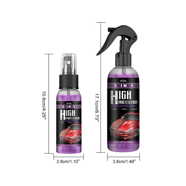 3 in 1 Ceramic Car Coating Spray(23% OFF)
