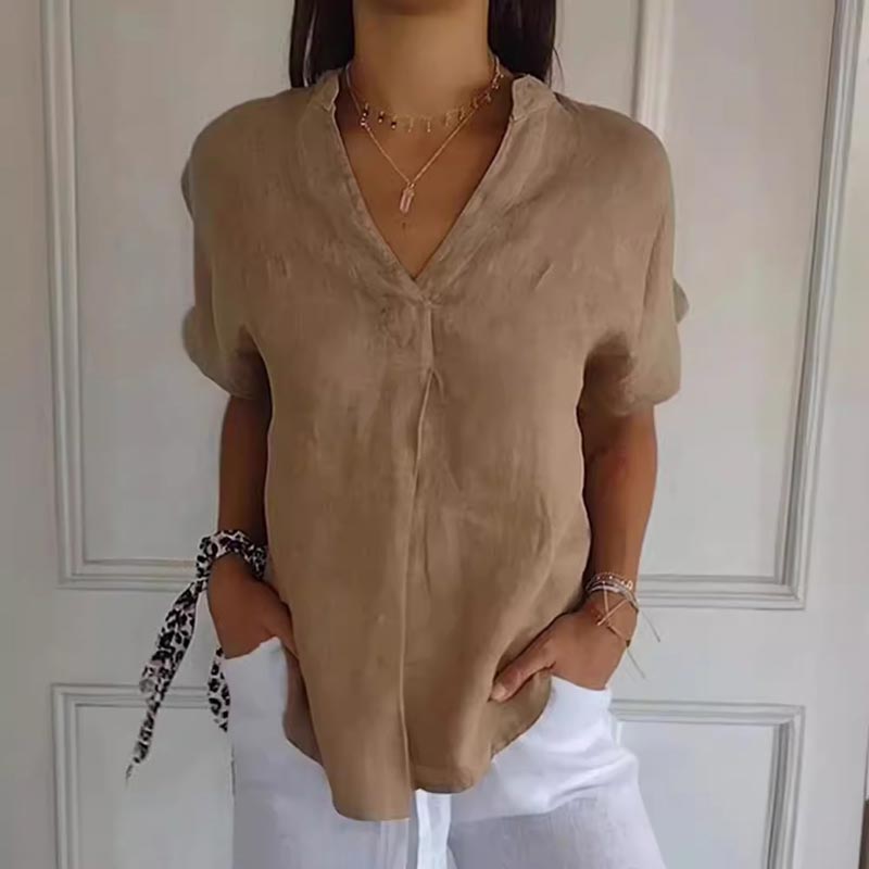 ✨2024 Summer New Arrivals✨Women’s Comfortable Casual V-neck Tops