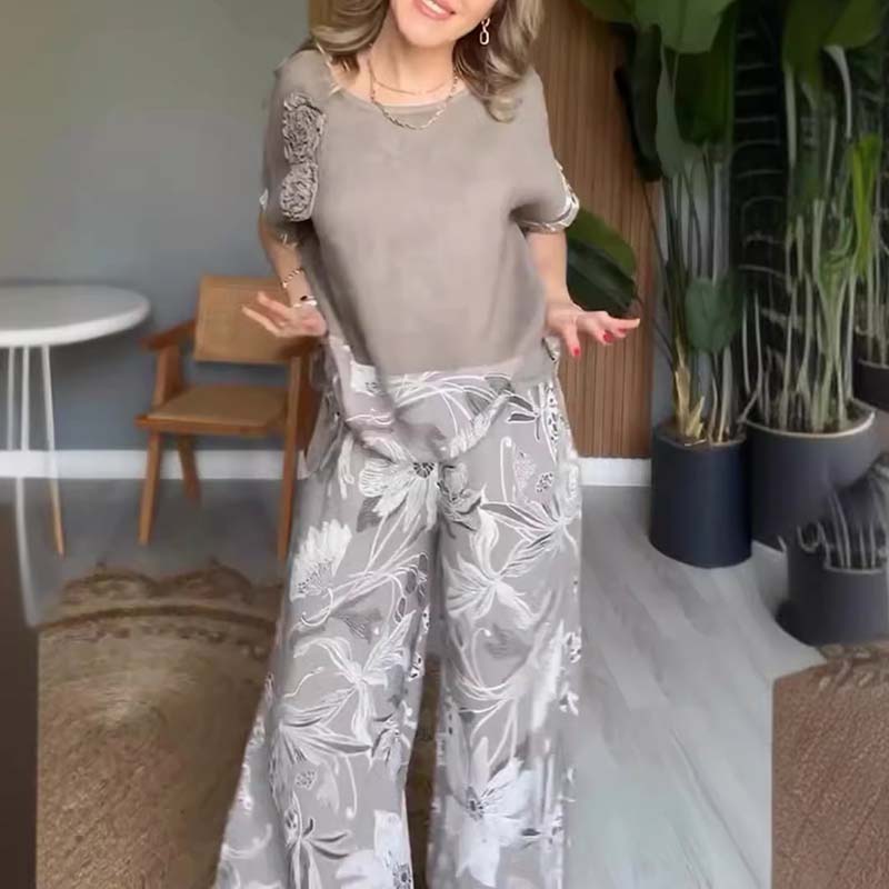 š„Women's Floral Print Casual 2-Piece Setš„
