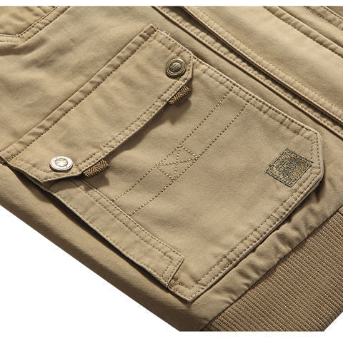 Men's Multi-Pocket Vintage Vest