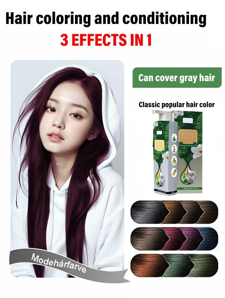 ✨Pure Plant Extract For Grey Hair Color Bubble Dye