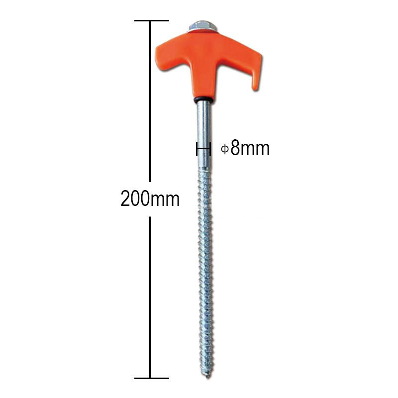 8" Screw-in Tent Stakes Ground Anchors(BUY 1 GET 1 FREE)
