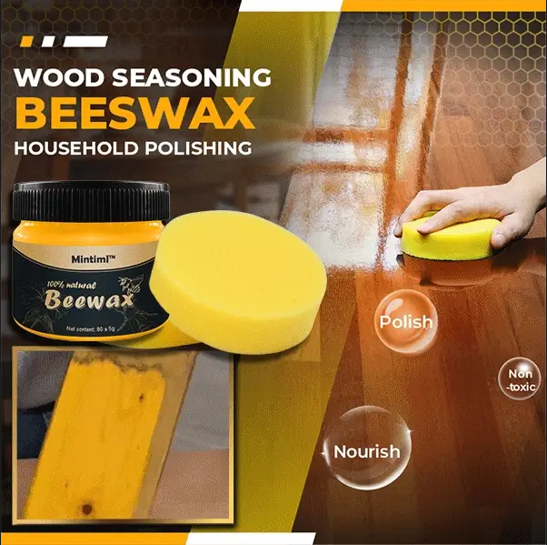 Wood Seasoning Beeswax Polish for Furniture