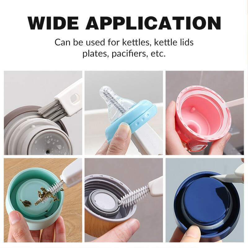 3 in 1 Bottle Cap Detail Brush(42% OFF)