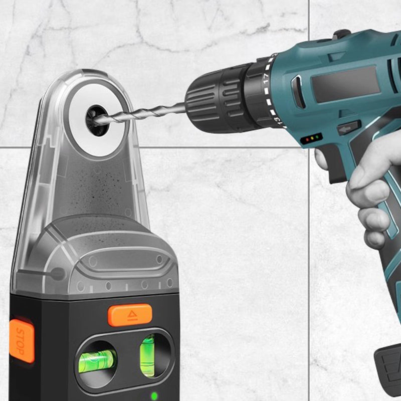 2-in-1 Wall-mounted Laser Level Instrument Electric Drilling Dust Collector