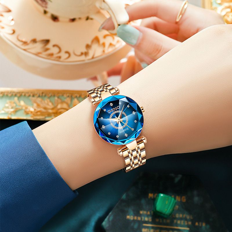 STARRY WOMEN'S STAINLESS STEEL WATCH